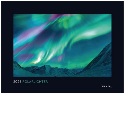 Northern Lights - Wall Calendar 2026 - 60 x 45 cm - Kunth Verlag