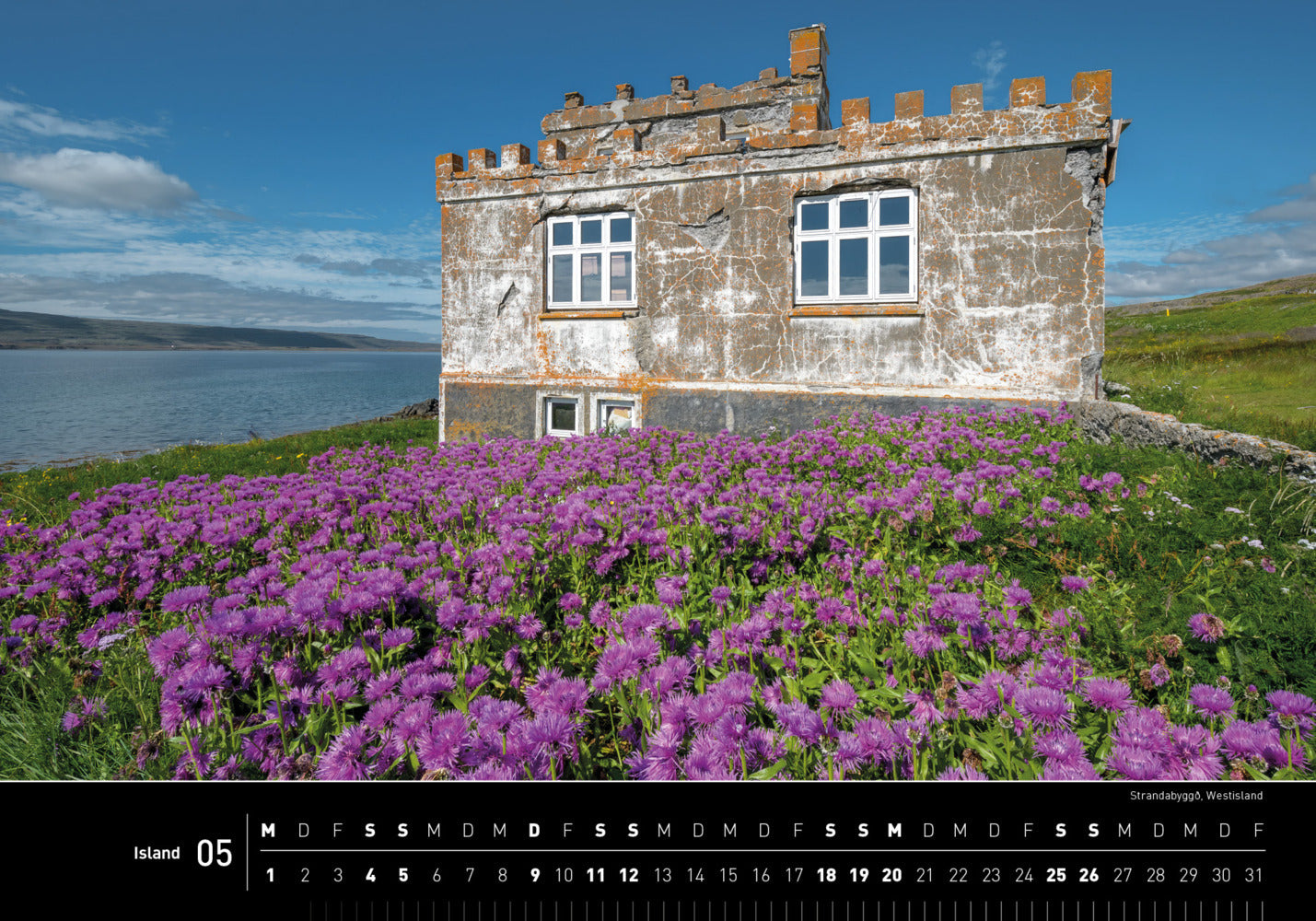 Island - 360° Premium-Wandkalender 2024 - 50 x 35 cm - 360Grad Medien