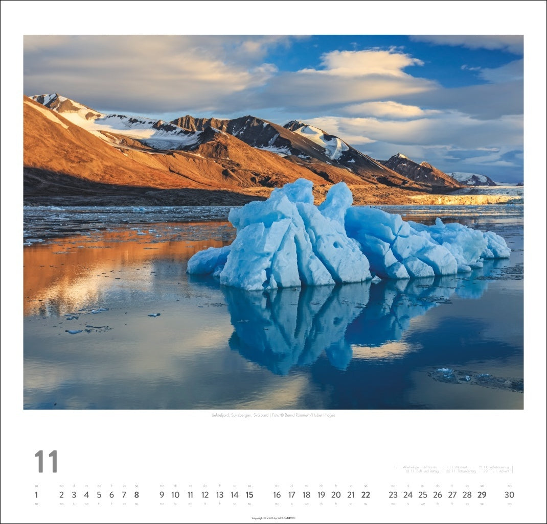 Norway - Wall Calendar 2026 - 48 x 46 cm - Weingarten Art Publishers