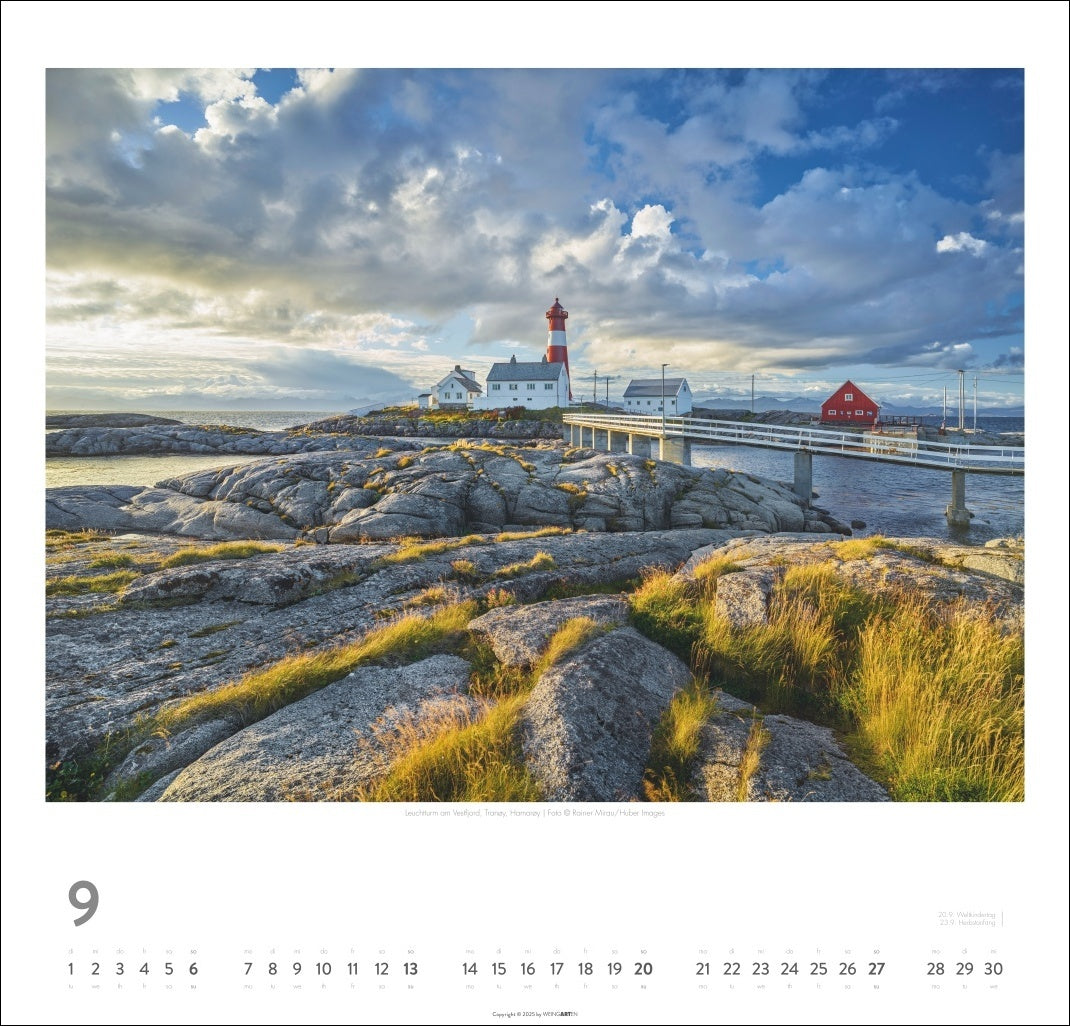 Norway - Wall Calendar 2026 - 48 x 46 cm - Weingarten Art Publishers