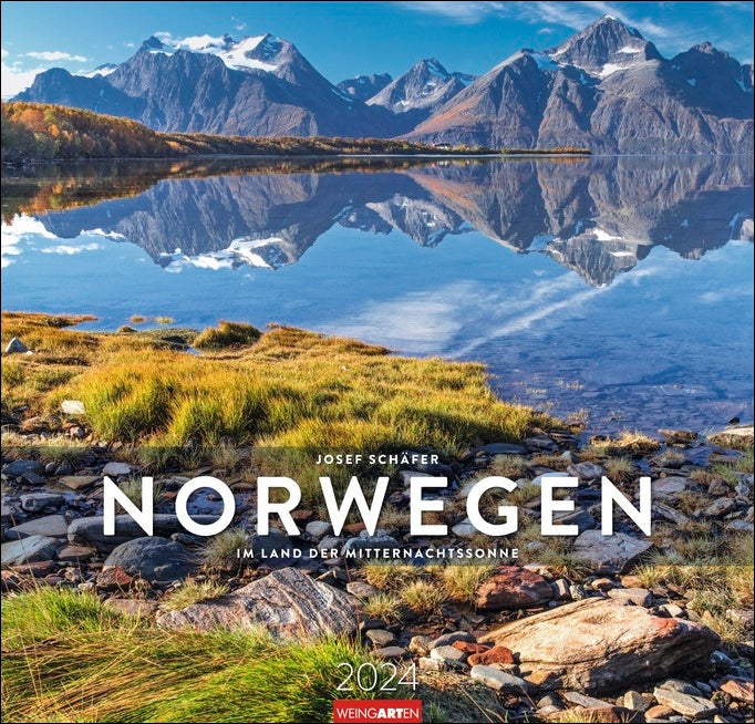 Norwegen - Wandkalender 2024 - 48 x 46 cm - Kunstverlag Weingarten