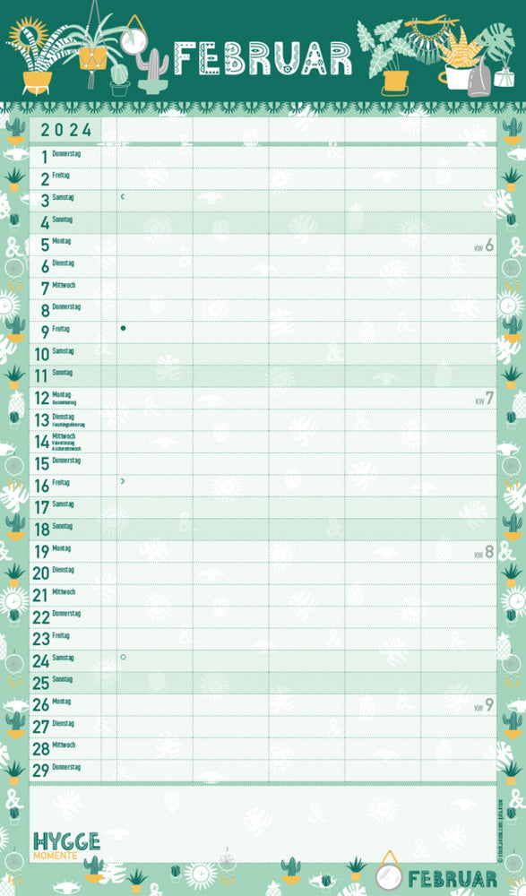 Hygge Planer 2024 - 27 x 46 cm - Korsch Verlag