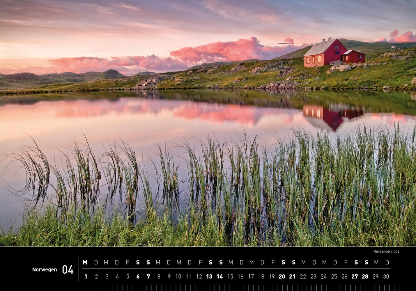 Norwegen - 360° Premium-Wandkalender 2024 - 50 x 35 cm - 360Grad Medien