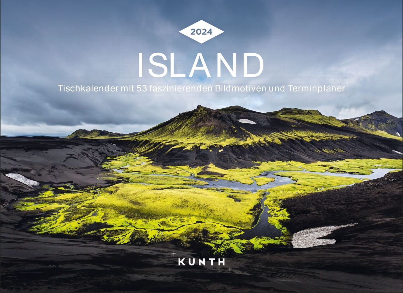 Island - Tischkalender 2024 - 24 x 17 cm - Kunth Verlag