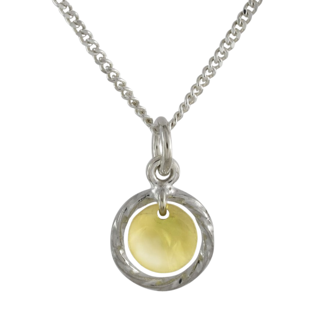 Lanka Risku - Samischer Schmuck - Kleiner Anhänger mit Silberkette 42 cm
