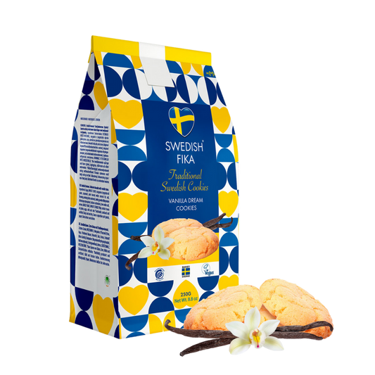 Swedish Fika Traditional Cookies - Vanilla Dream - 250 g