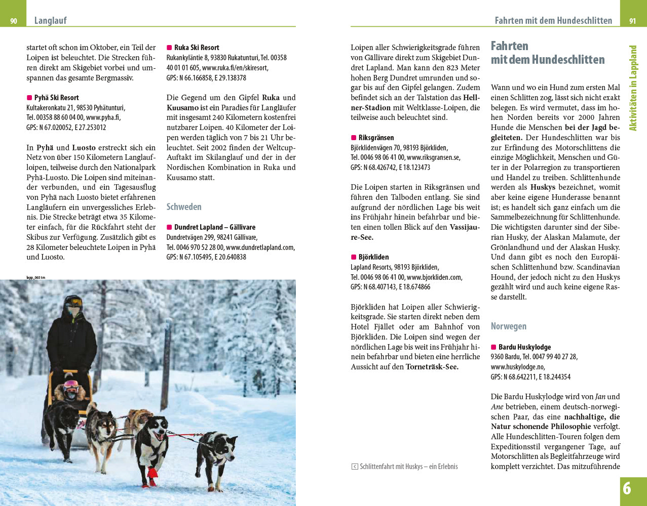 Durch Lappland im Winter - Reiseführer