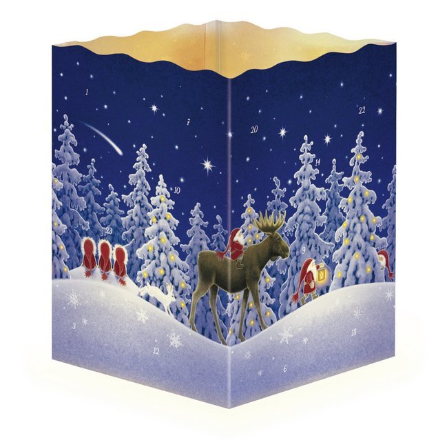 Nordic Night - Advent Calendar - 29 x 21 cm