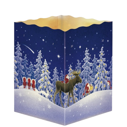 Nordische Nacht - Adventskalender - 29 x 21 cm