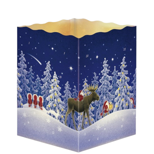 Nordische Nacht - Adventskalender - 29 x 21 cm