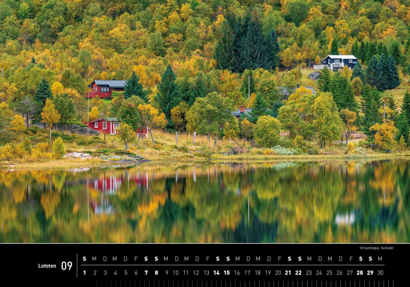 Lofoten - 360° Premium-Wandkalender 2024 - 50 x 35 cm - 360Grad Medien