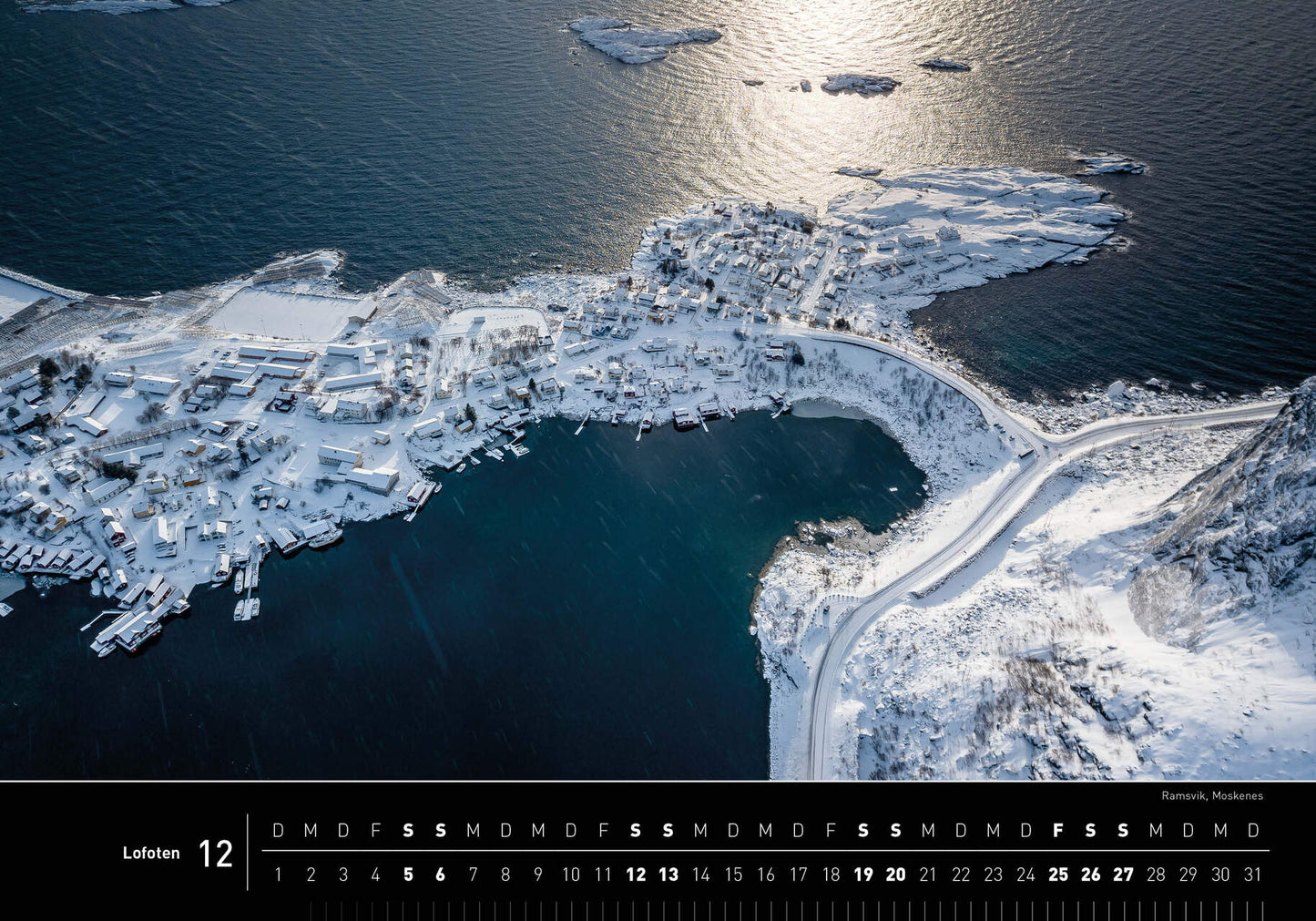 Lofoten - 360° Premium-Wandkalender 2026 - 50 x 35 cm - 360Grad Medien