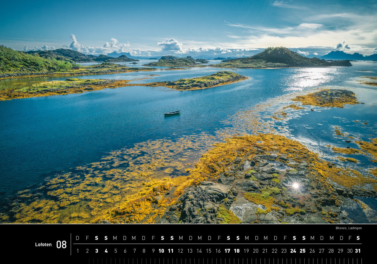 Lofoten - 360° Premium-Wandkalender 2024 - 50 x 35 cm - 360Grad Medien