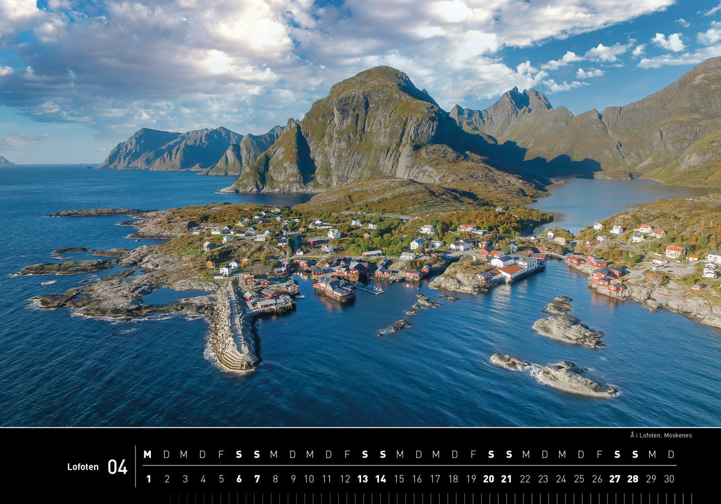 Lofoten - 360° Premium-Wandkalender 2024 - 50 x 35 cm - 360Grad Medien