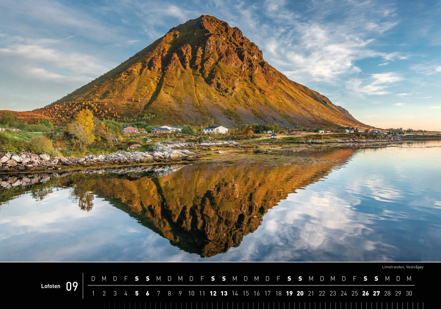 Lofoten - 360° Premium-Wandkalender 2026 - 50 x 35 cm - 360Grad Medien