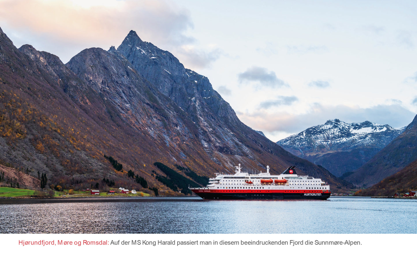Hurtigruten - Tischkalender 2024 - 24 x 17 cm - Kunth Verlag