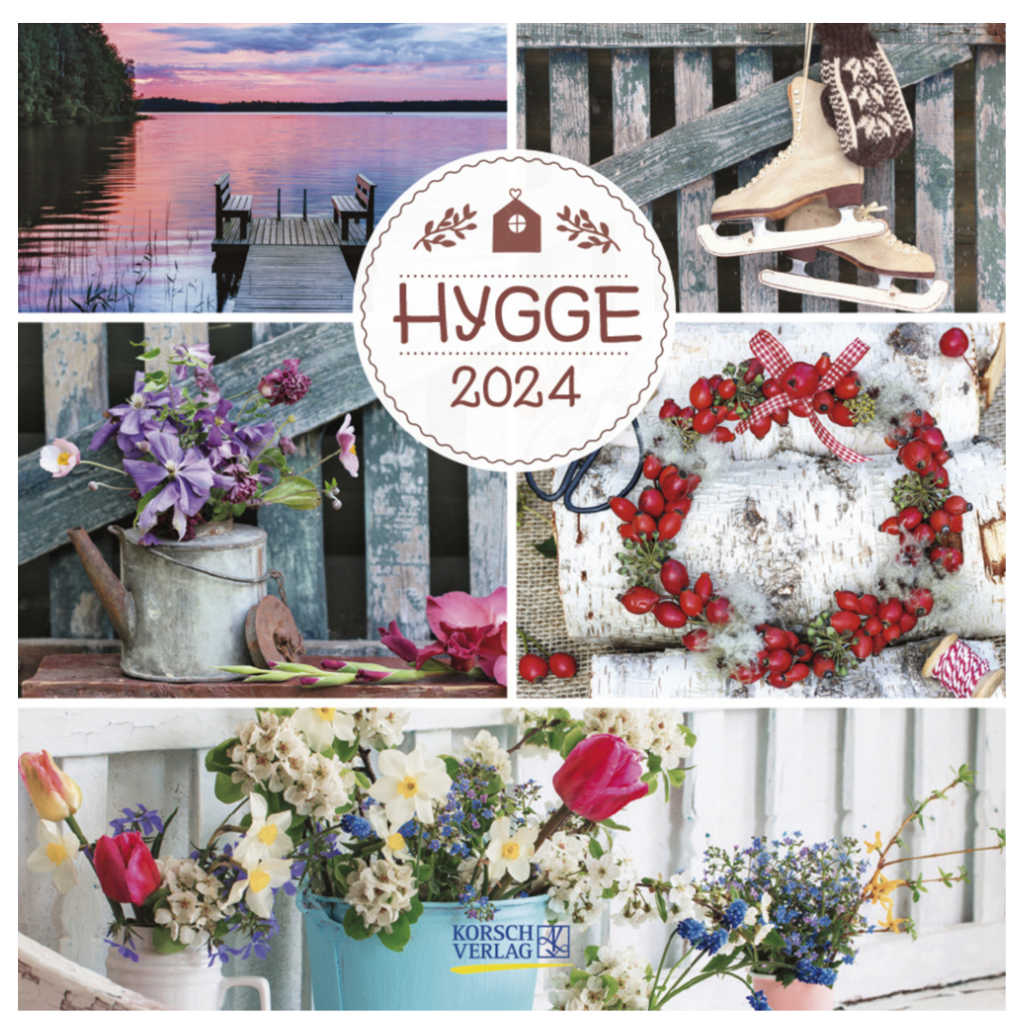 Hygge - Wandkalender 2024 - 30 x 60 cm - Korsch Verlag