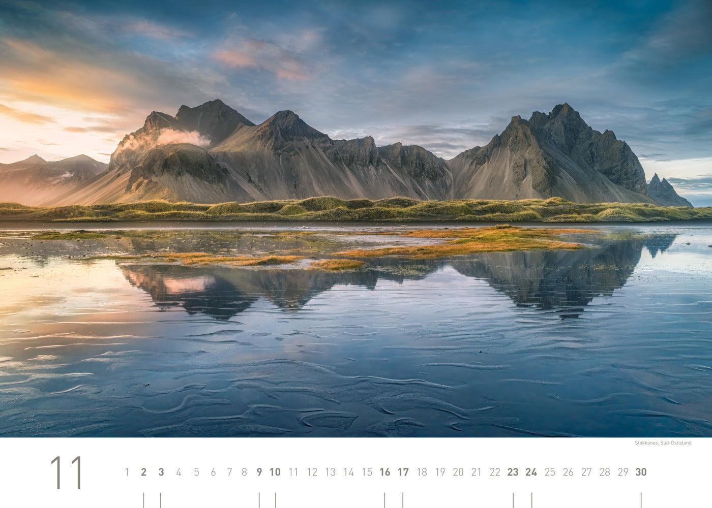 Island Exklusivkalender 2024 - 70 x 50 cm - 360Grad Medien