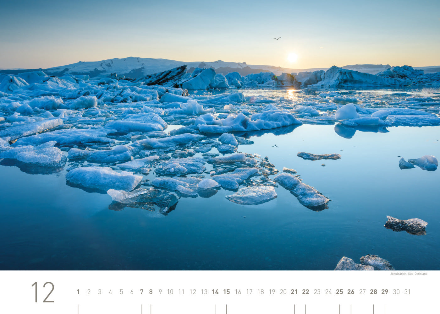 Island Exklusivkalender 2024 - 70 x 50 cm - 360Grad Medien