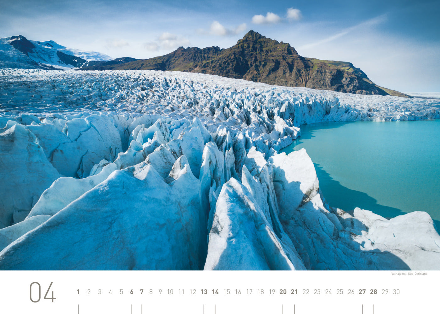 Island Exklusivkalender 2024 - 70 x 50 cm - 360Grad Medien