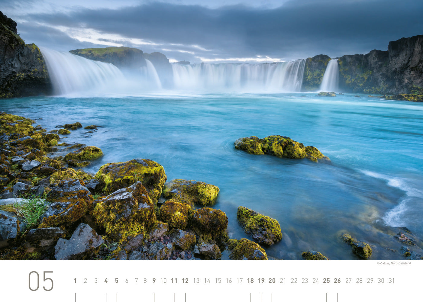 Island Exklusivkalender 2024 - 70 x 50 cm - 360Grad Medien