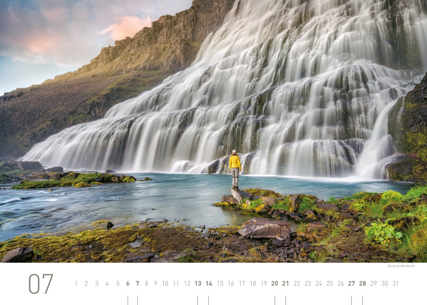 Island Exklusivkalender 2024 - 70 x 50 cm - 360Grad Medien