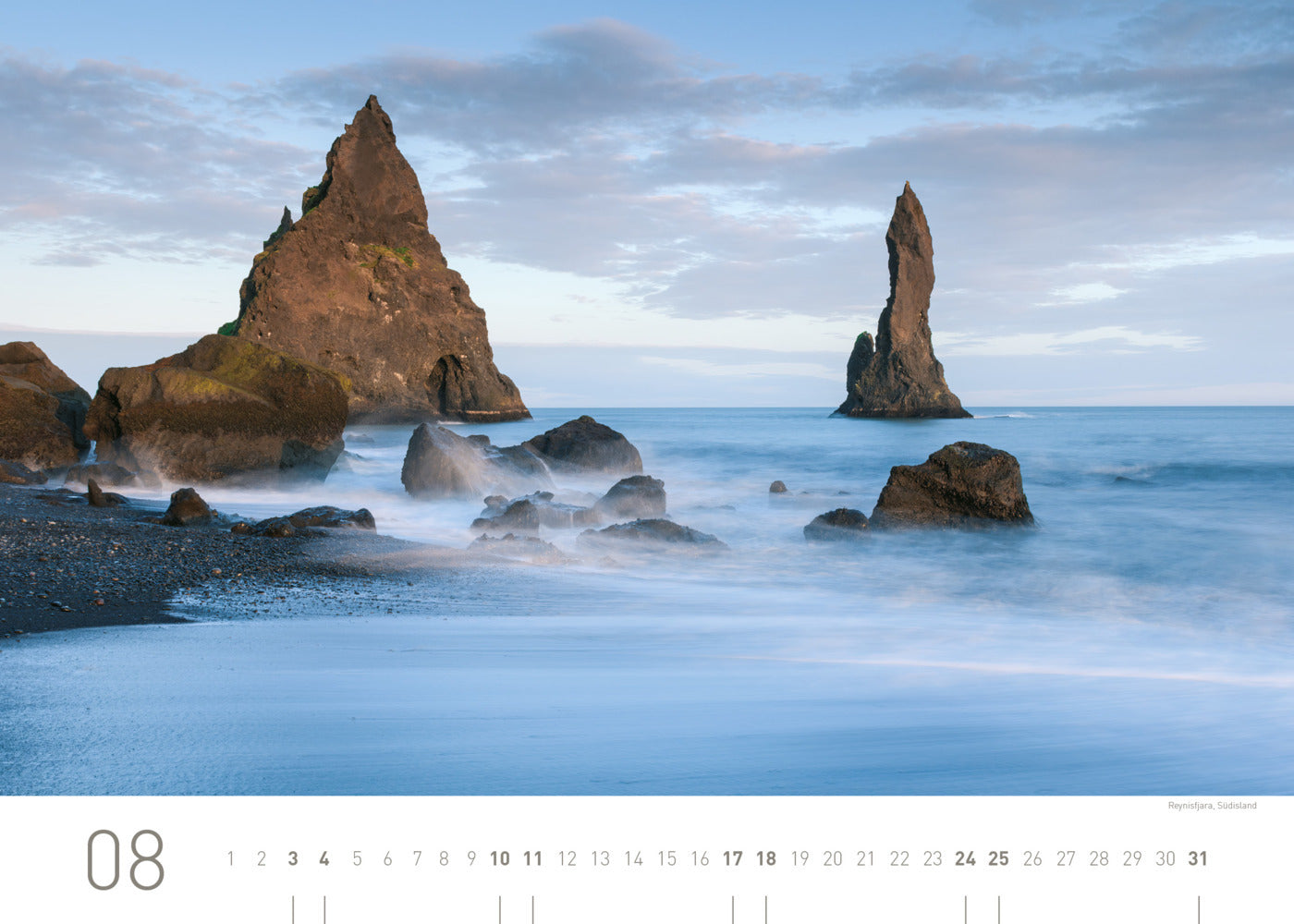 Island Exklusivkalender 2024 - 70 x 50 cm - 360Grad Medien