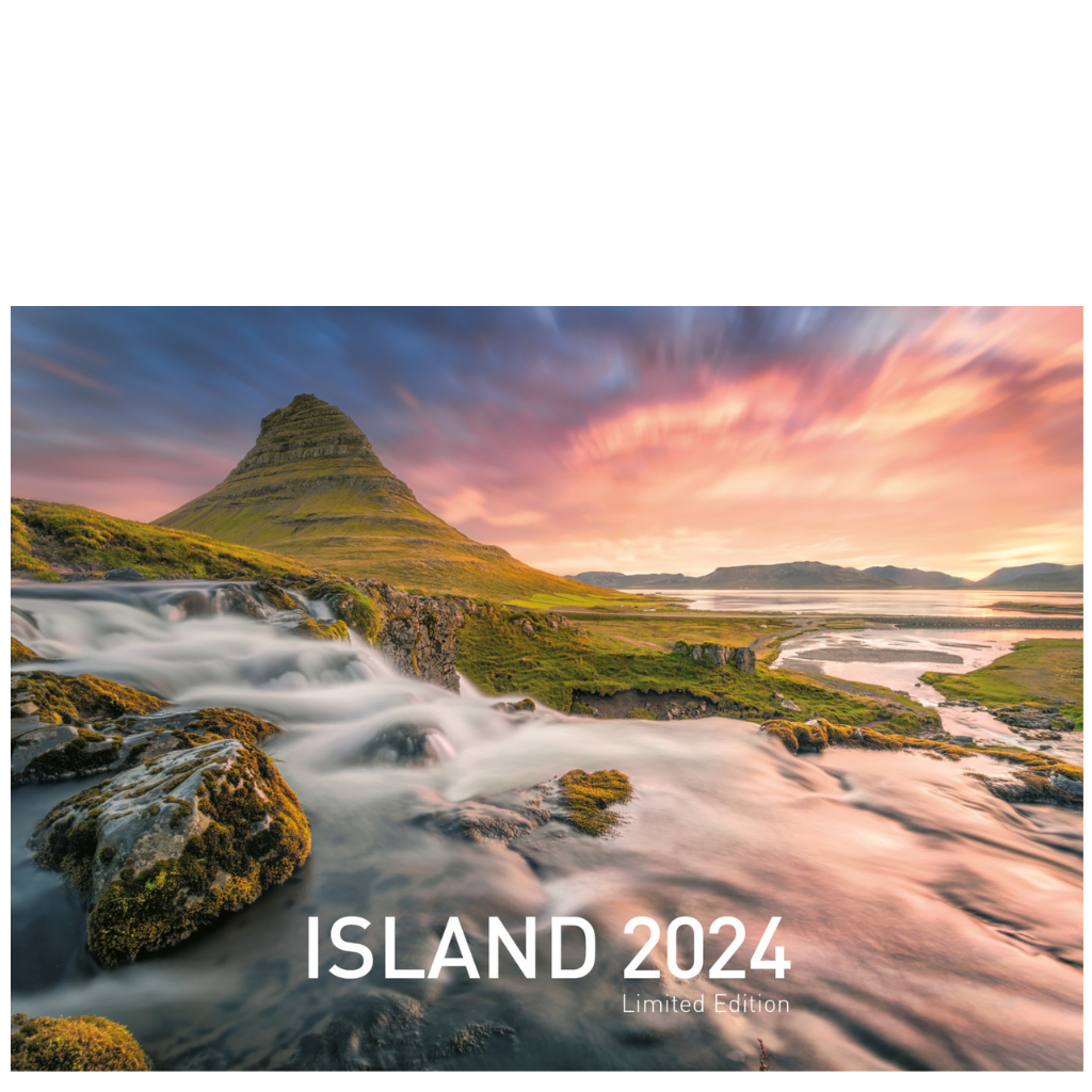 Island Exklusivkalender 2024 - 70 x 50 cm - 360Grad Medien
