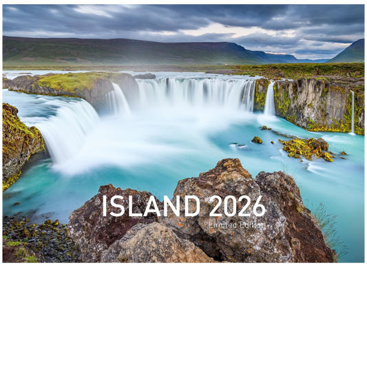 Island Exclusive Calendar 2025 - 70 x 50 cm - 360Grad Medien
