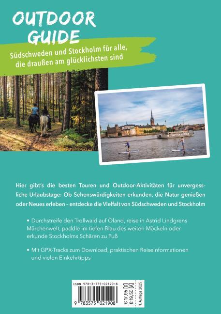 MARCO POLO OUTDOOR GUIDE Southern Sweden, Stockholm