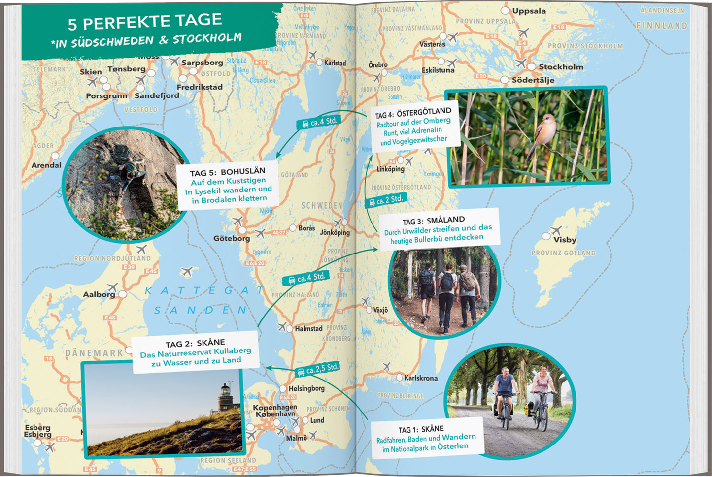 MARCO POLO OUTDOOR GUIDE Southern Sweden, Stockholm