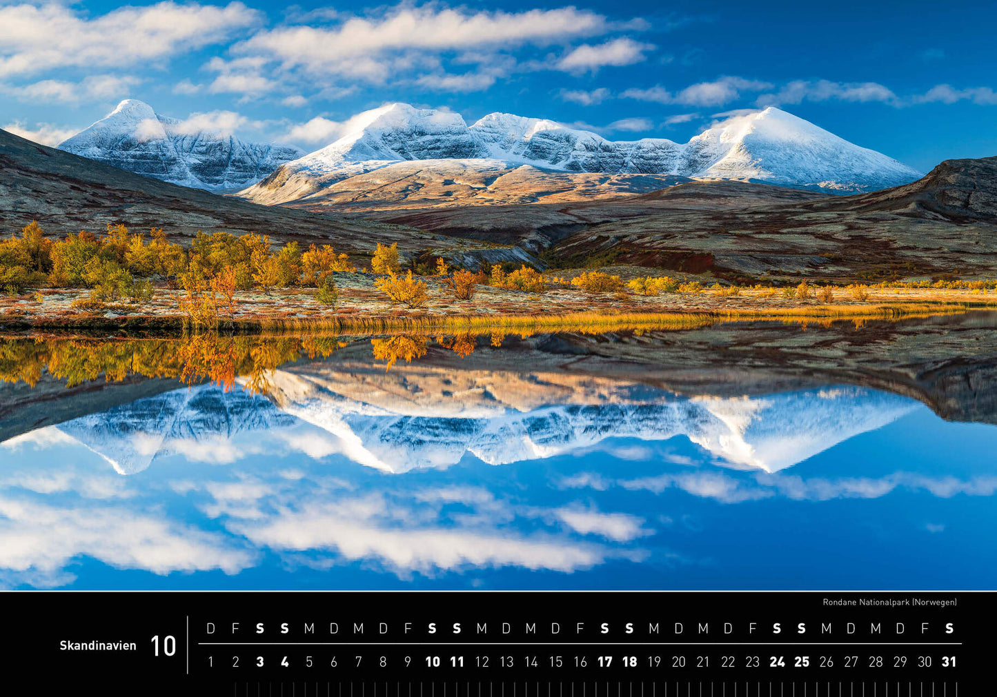 Scandinavia - 360° Premium Wall Calendar 2026 - 50 x 35 cm - 360Grad Medien