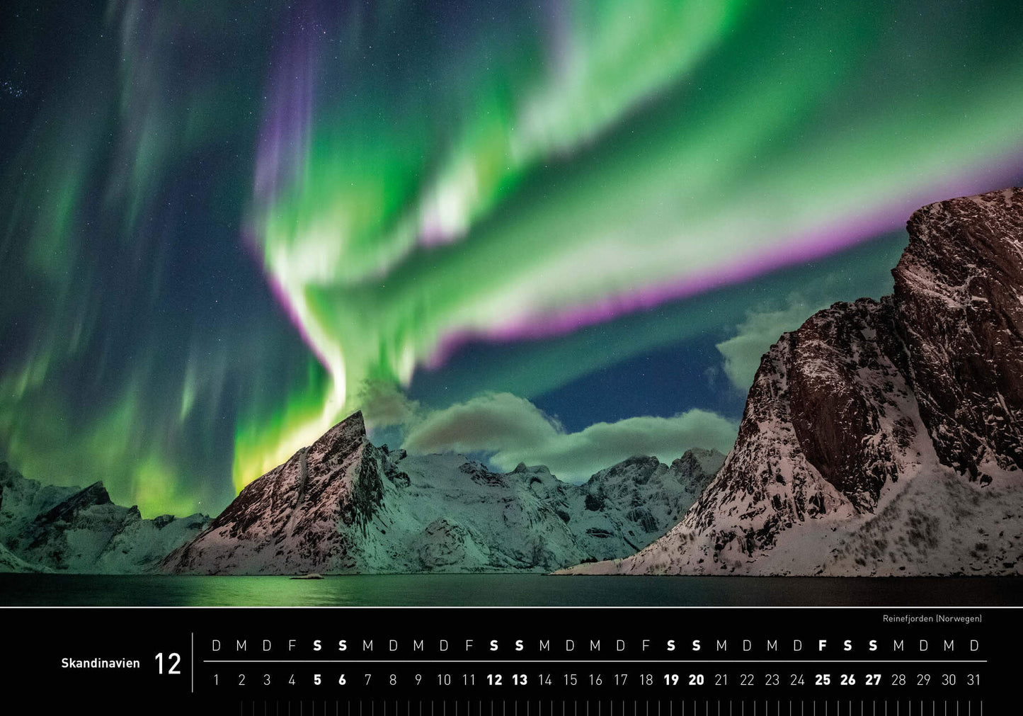 Scandinavia - 360° Premium Wall Calendar 2026 - 50 x 35 cm - 360Grad Medien