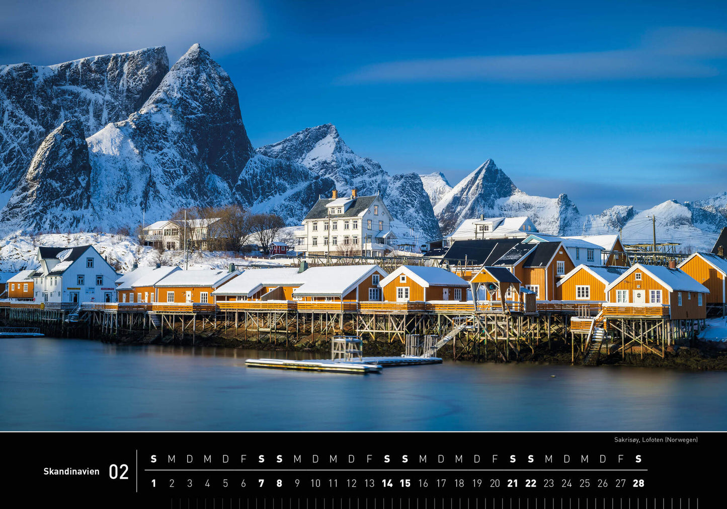 Scandinavia - 360° Premium Wall Calendar 2026 - 50 x 35 cm - 360Grad Medien