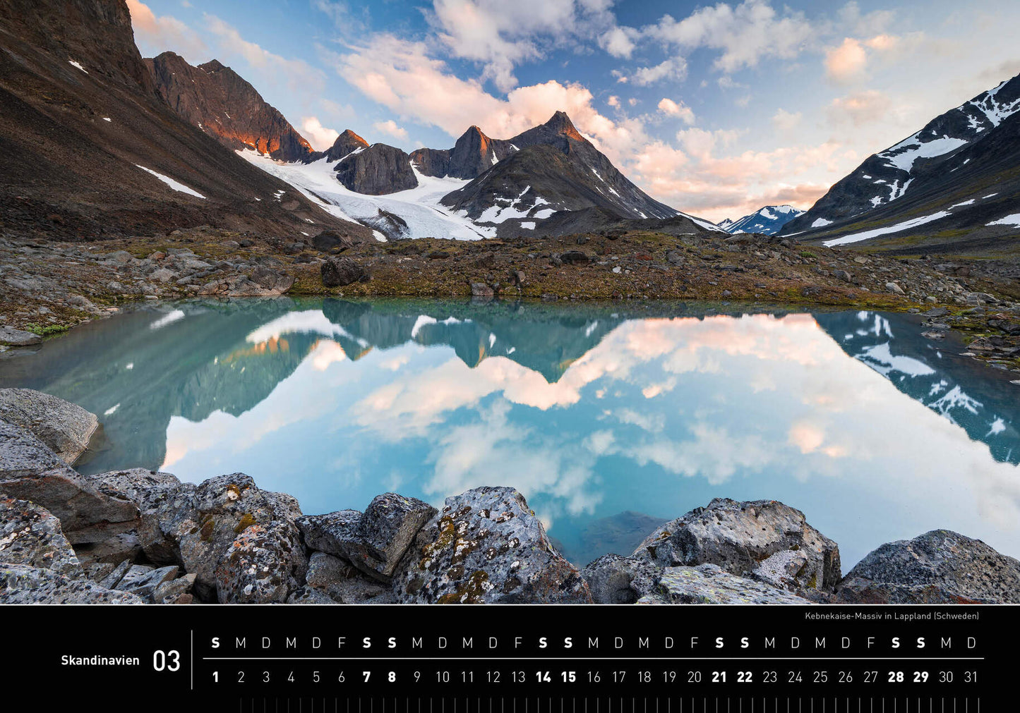 Scandinavia - 360° Premium Wall Calendar 2026 - 50 x 35 cm - 360Grad Medien