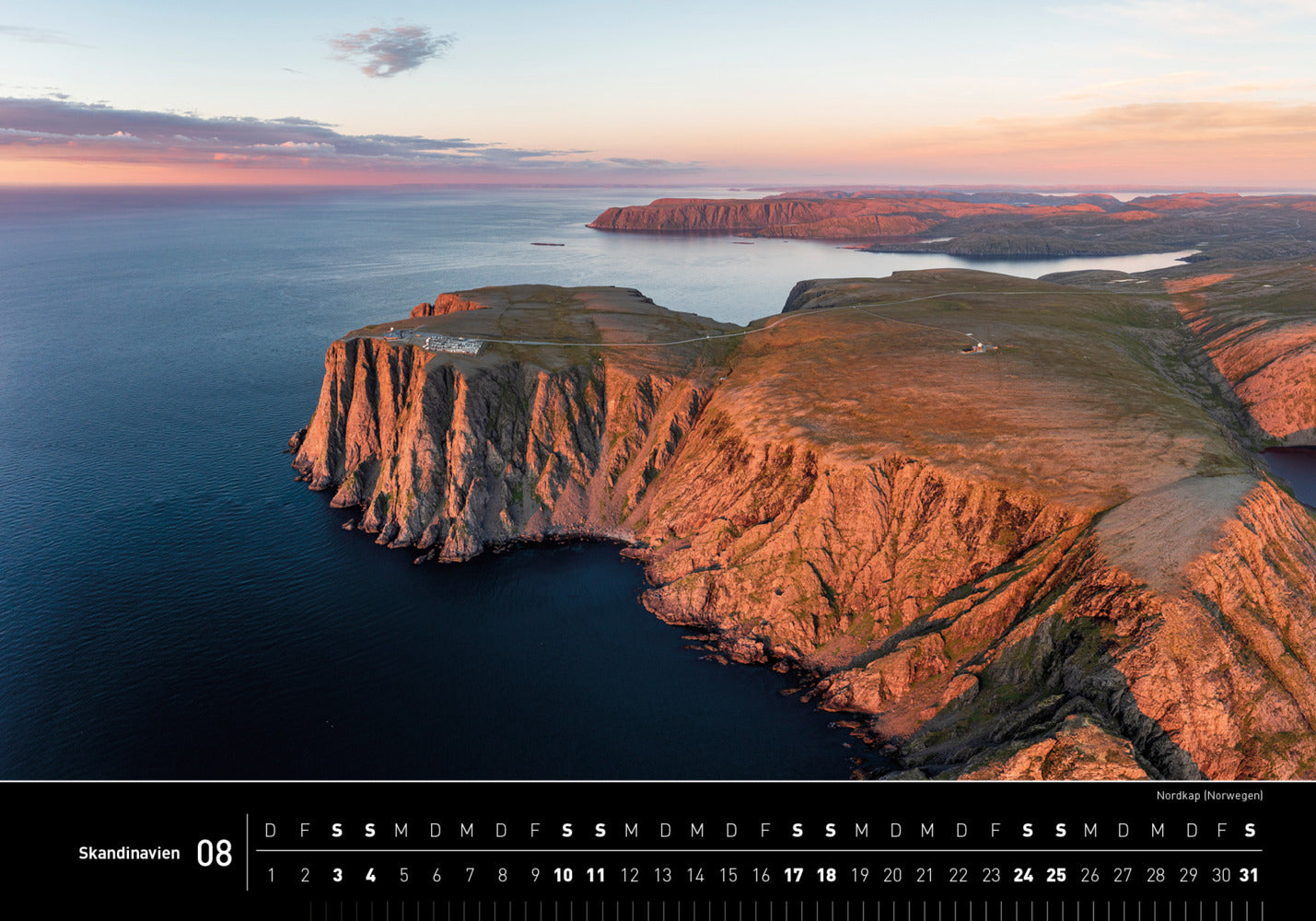 Skandinavien - 360° Premium-Wandkalender 2024 - 50 x 35 cm - 360Grad Medien
