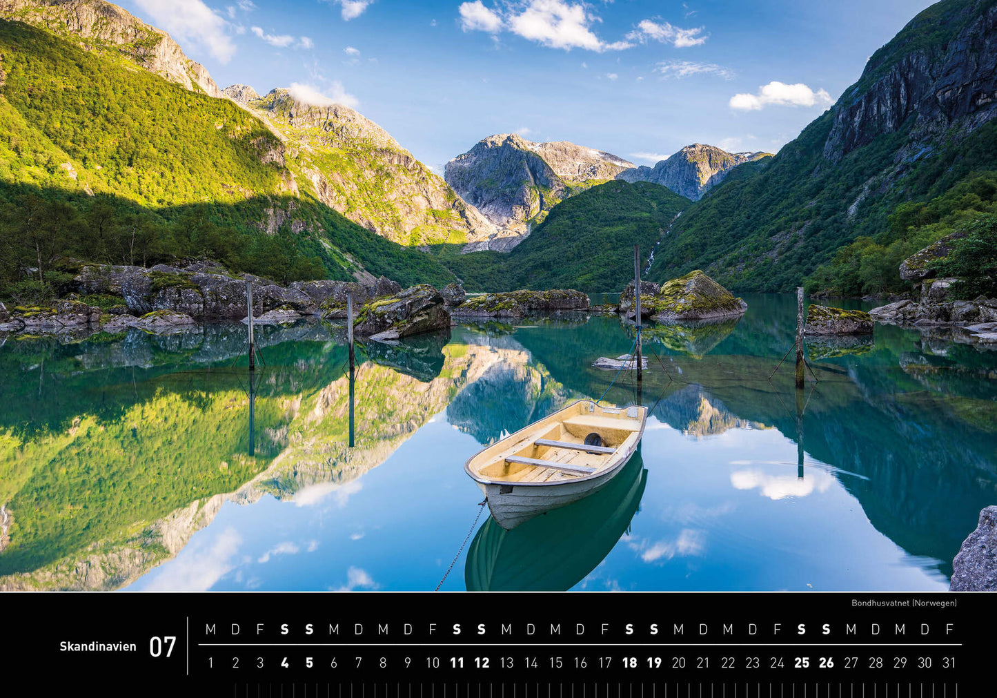 Scandinavia - 360° Premium Wall Calendar 2026 - 50 x 35 cm - 360Grad Medien