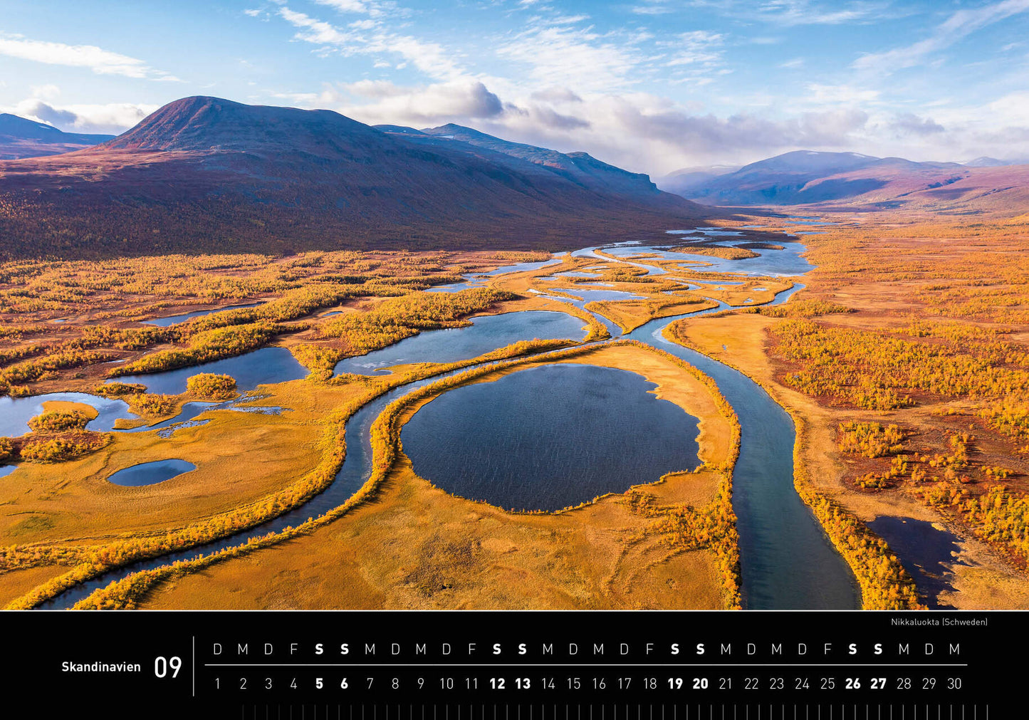 Scandinavia - 360° Premium Wall Calendar 2026 - 50 x 35 cm - 360Grad Medien