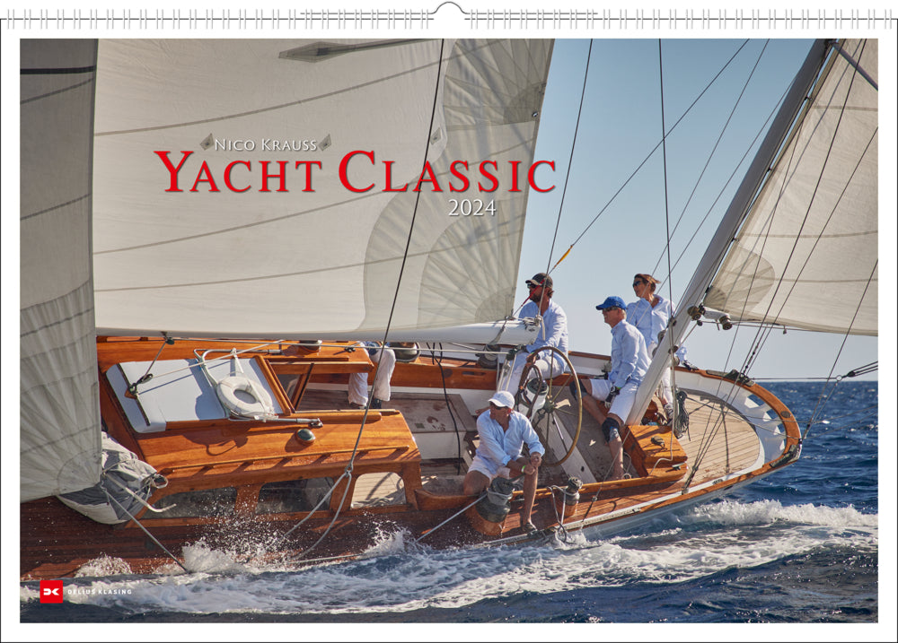 Yacht Classic - Wandkalender 2024 - 68 x 47 cm - Delius Klasing
