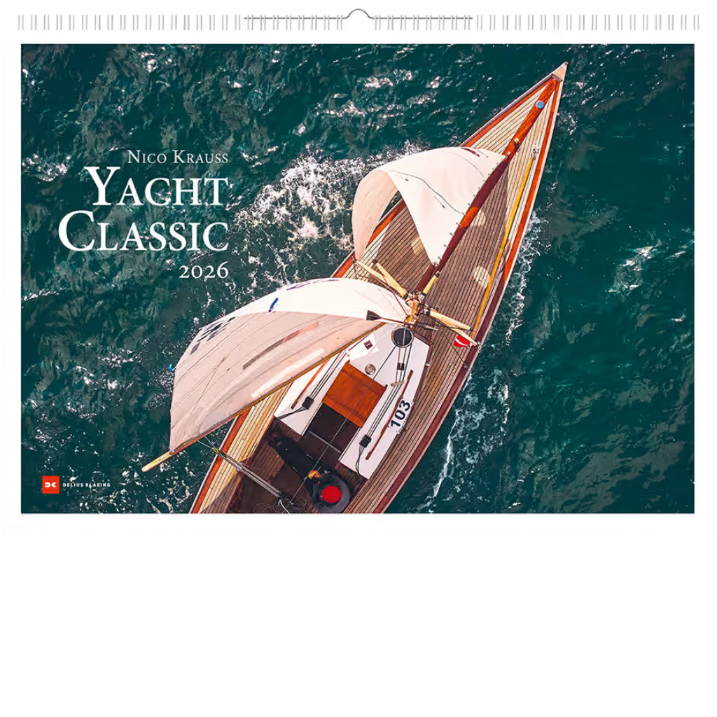 Yacht Classic - Wall Calendar 2025 - 68 x 48 cm - Delius Klasing