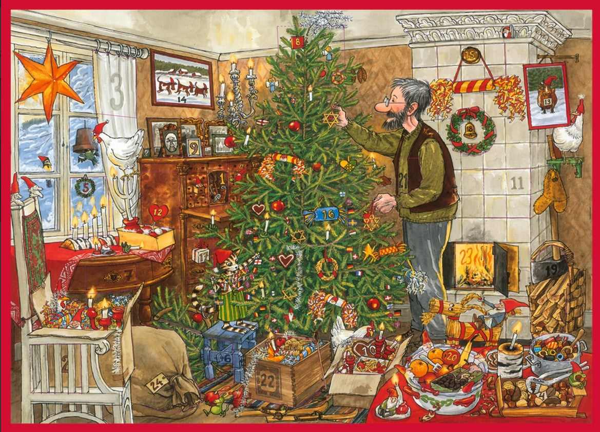 Pettersson & Findus - Advent calendar - 50 cm