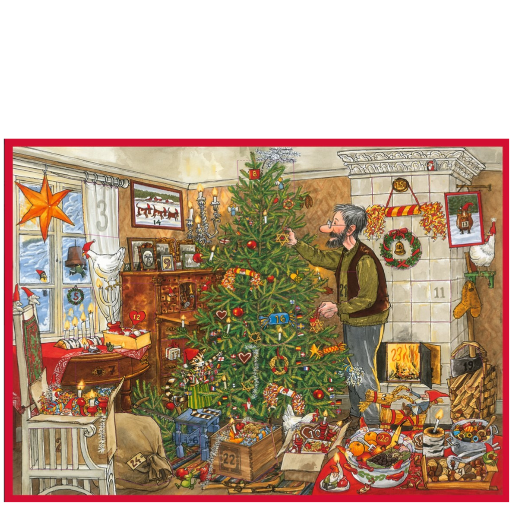 Pettersson & Findus - Advent calendar - 50 cm