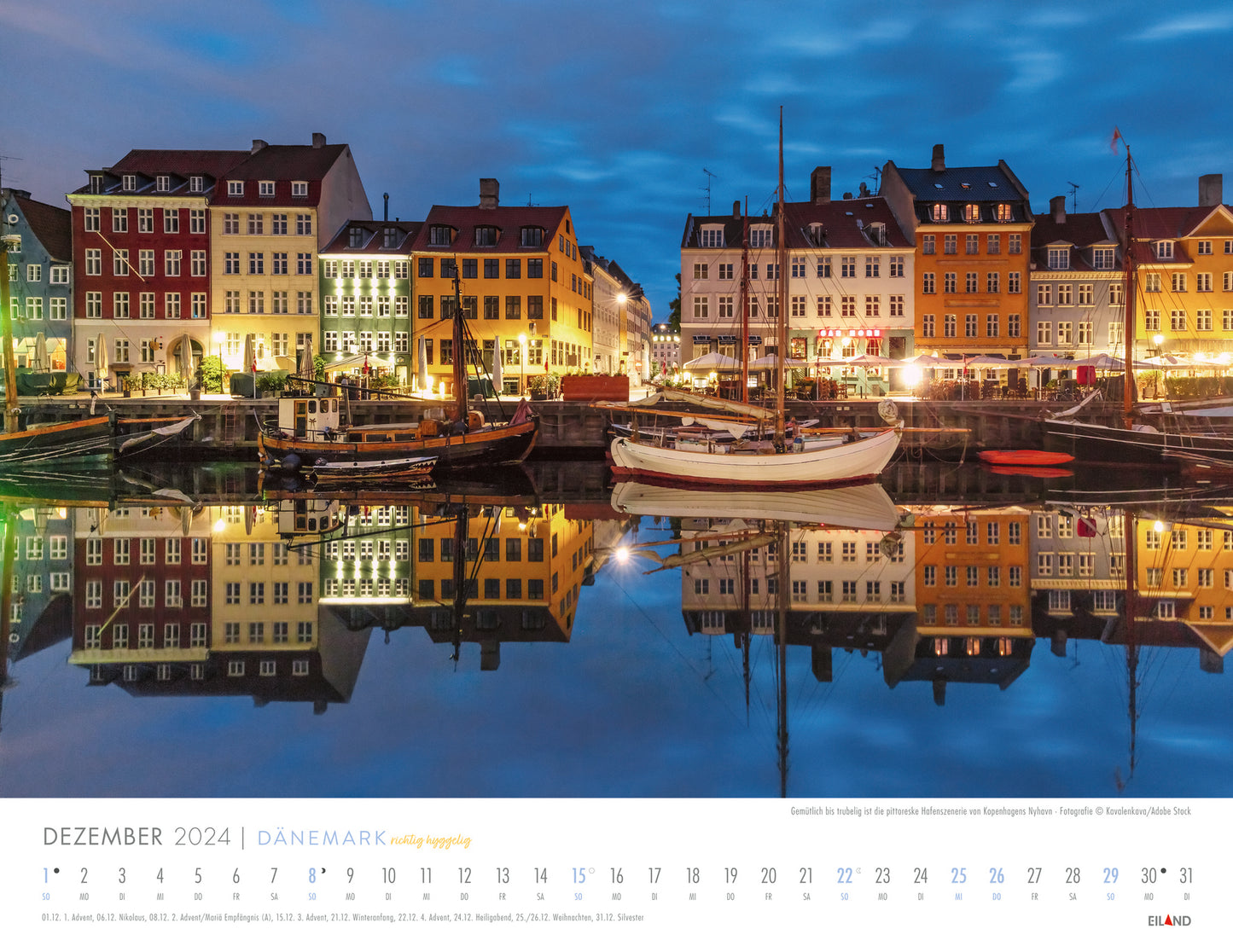 Dänemark Kalender 2024