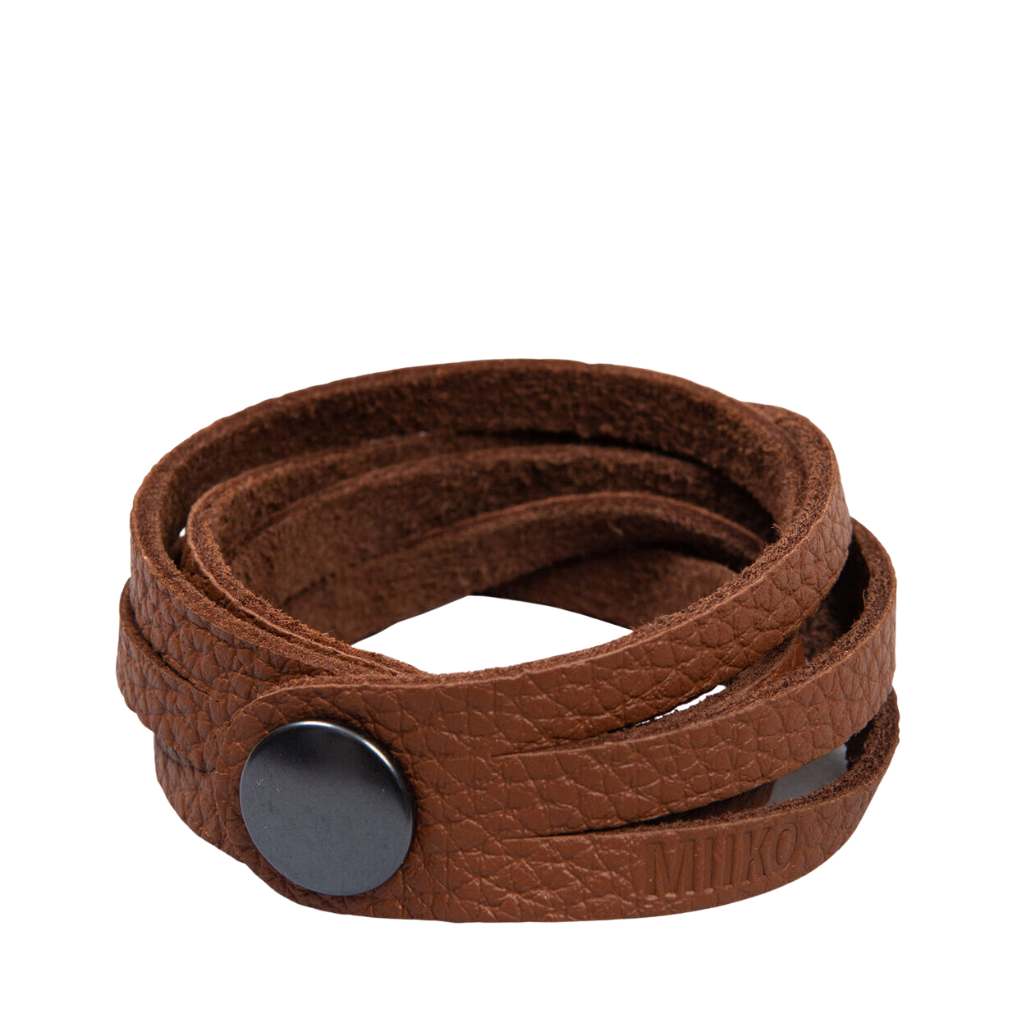 Häive Elchleder-Armband - Braun - Miiko Design Oy