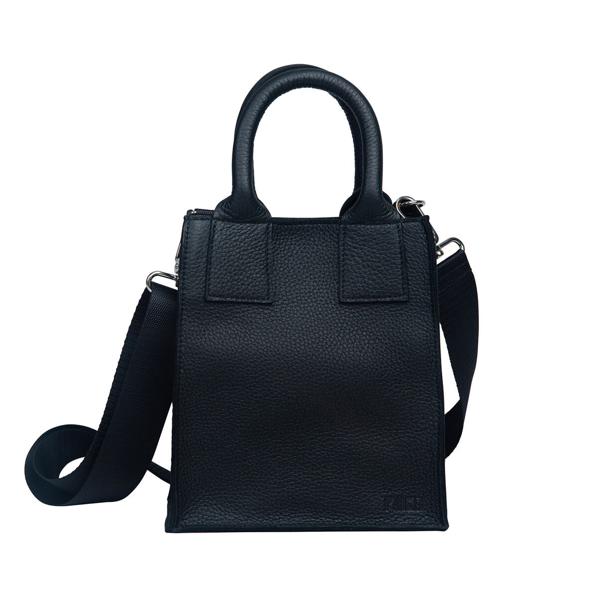 Hurma Elchleder-Handtasche - Schwarz - Miiko Design Oy