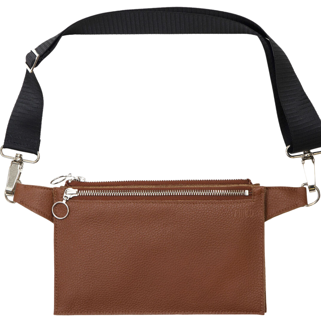 Hippa Elchleder-Handtasche - Braun - Miiko Design Oy