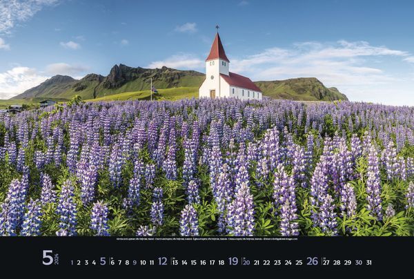 Nordische Impressionen - Wandkalender 2024 - 58 x 39 cm - Korsch Verlag