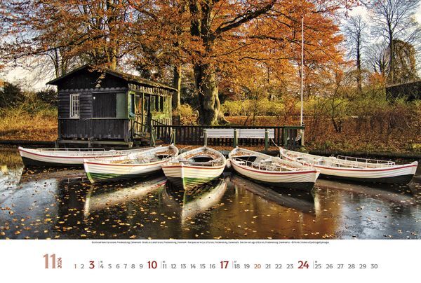 Faszination Skandinavien - Wandkalender 2024 - 58 x 39 cm - Korsch Verlag