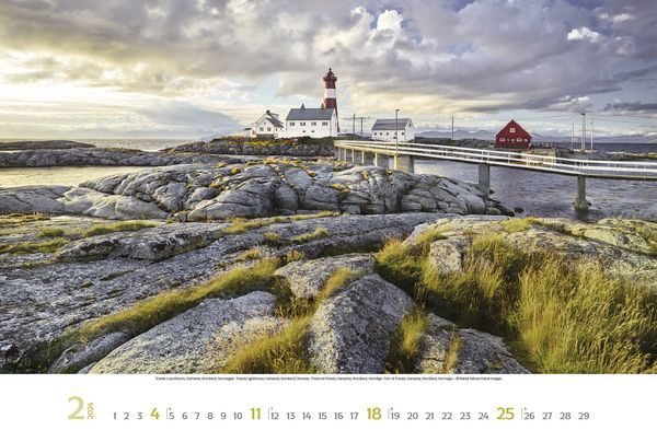 Faszination Skandinavien - Wandkalender 2024 - 58 x 39 cm - Korsch Verlag