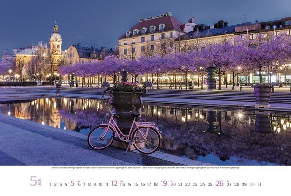 Faszination Skandinavien - Wandkalender 2024 - 58 x 39 cm - Korsch Verlag